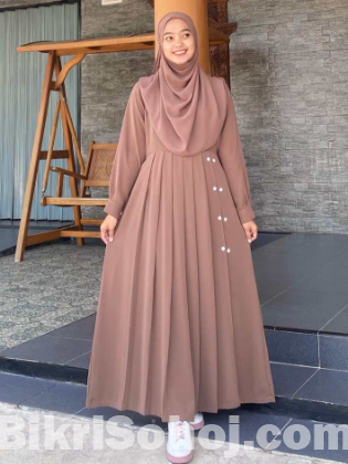 আনেয়া কুচি বোরকা সেট হিজাব সহ